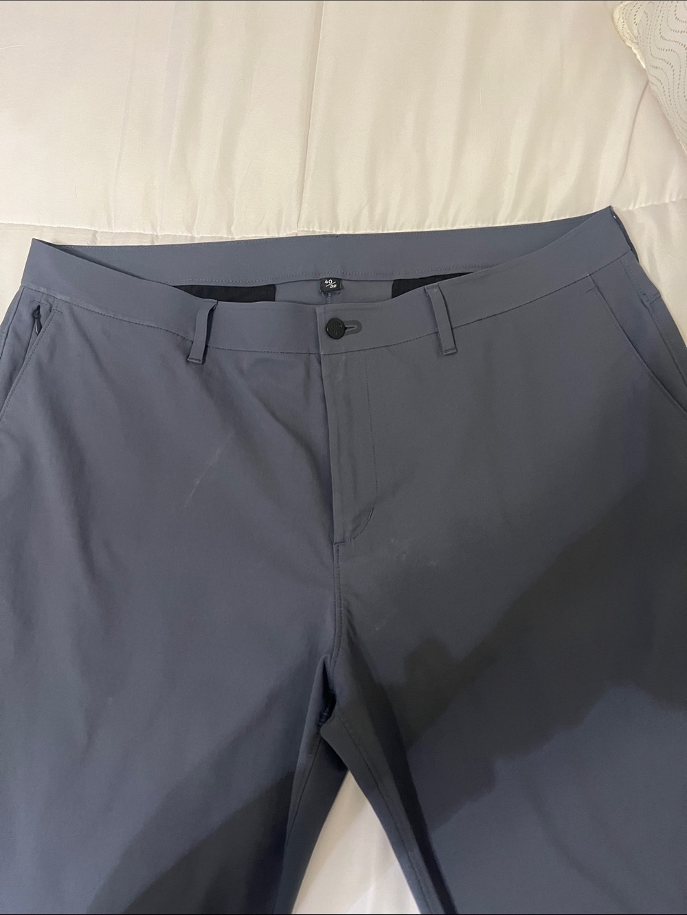 Public Rec Men's Slate Blue Performance Chinos — Modern Stretch Khakis